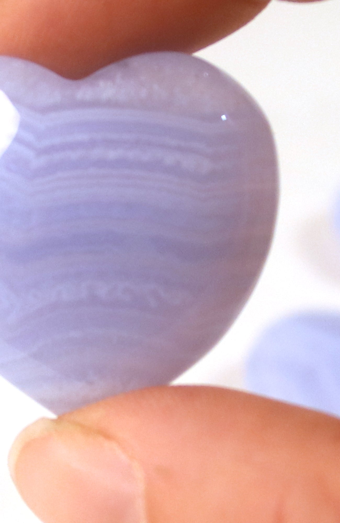 Blue Lace Agate Heart